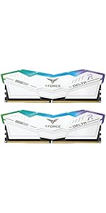 TEAMGROUP T-Force Delta RGB DDR5 RAM 64GB (2x32GB) 6000MHz PC5